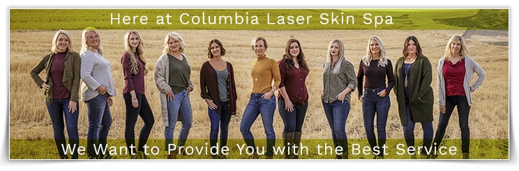 Columbia Laser Skin Center Team - aesthetic treatments, spa services and skincare for Hood River, The Dalles and surrounding areas in Oregon and Washington